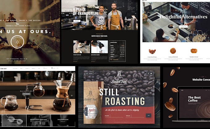 Gig Preview - Build a branded shopify coffee store coffee shopify store coffee website