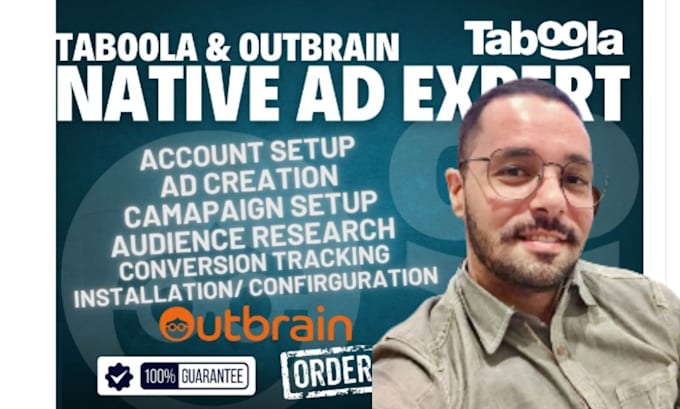 Gig Preview - Run taboola ads campaign outbrain ad campaign, native ads expert