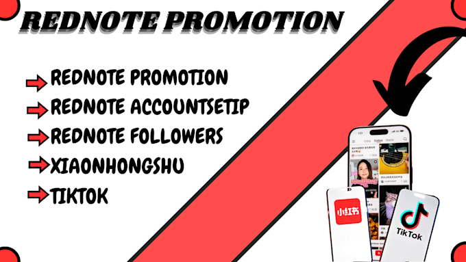 Gig Preview - Open and promote account on china little red book red note xiaohongshu marketing