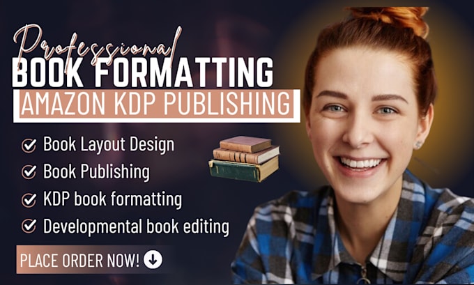 Gig Preview - Do book  formatting and publishing for amazon KDP book layout design for amazon