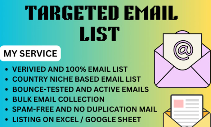 Gig Preview - Do b2b lead generation and find targeted email address