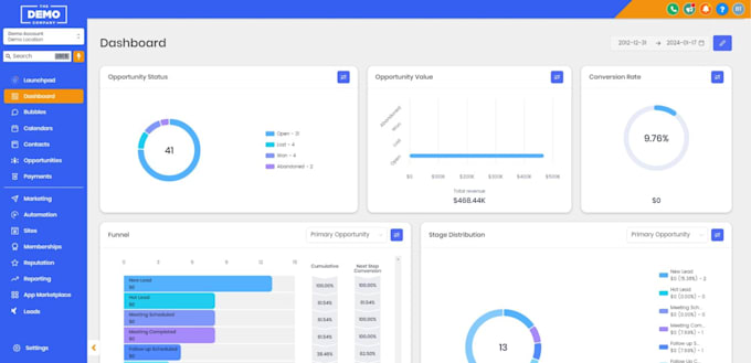 Gig Preview - Customize your gohighlevel dashboard, white label custom design, ghl saas crm