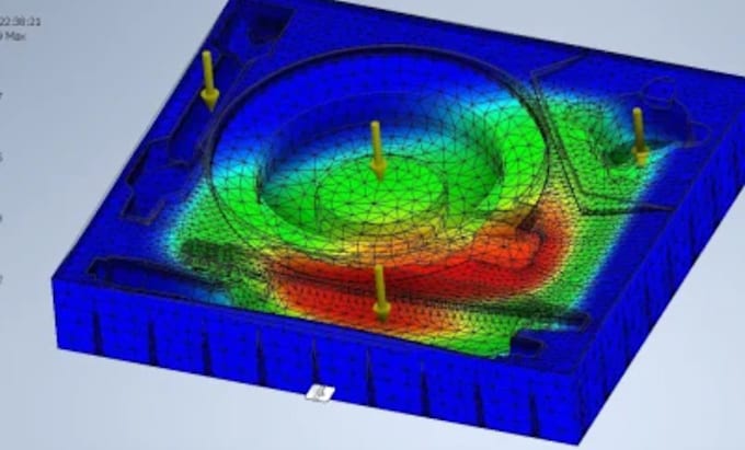 Gig Preview - Do fea finite element structure analysis in ansys for mechanical 3d model