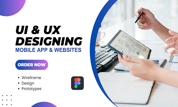 Gig Preview - Do professional UI and UX design for mobile apps or websites