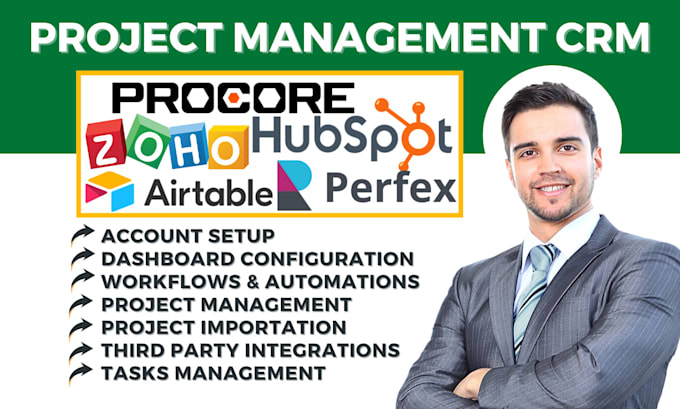 Gig Preview - Hubspot copper crm perfex slack procore nimble airtable trello sugarcrm zoho crm