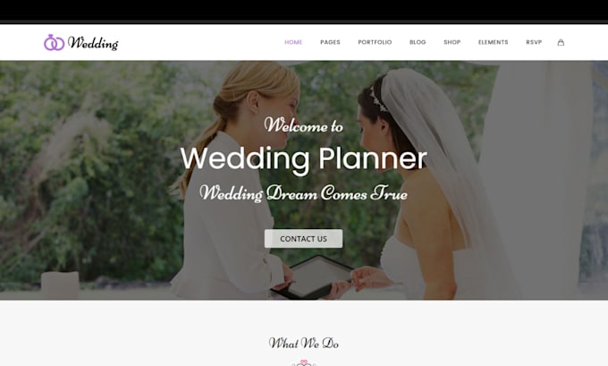 Gig Preview - Build a wedding website for digital invitation and rsvp