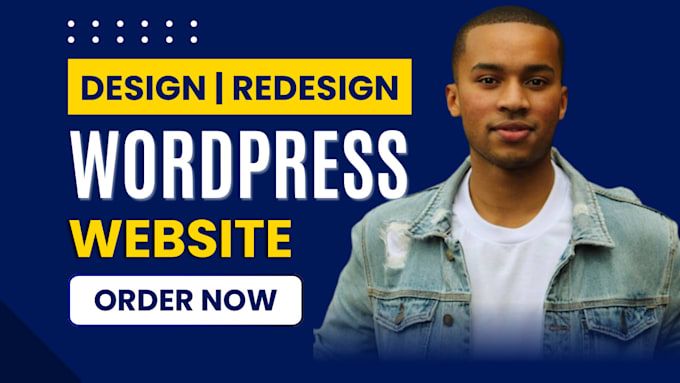 Gig Preview - Design wordpress website, build wordpress, redesign business, bricks builder seo