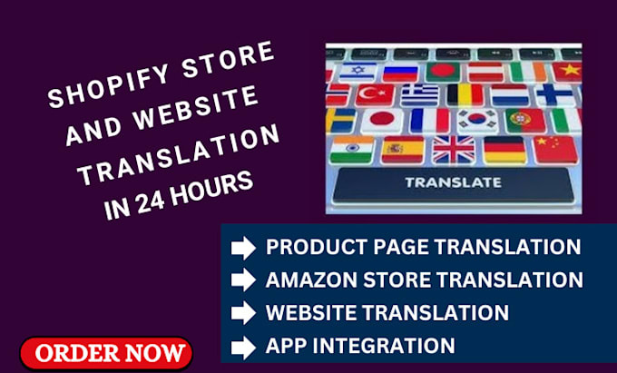 Gig Preview - Fast shopify, amazon or website translation in german, dutch, spanish in 24hrs