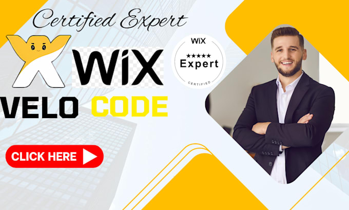 Gig Preview - Customize wix velo code wix website design wix studio code custom features