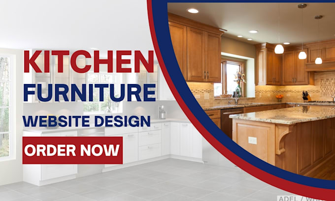 Gig Preview - Design kitchen furniture website kitchen cabinet epoxy home guest post website