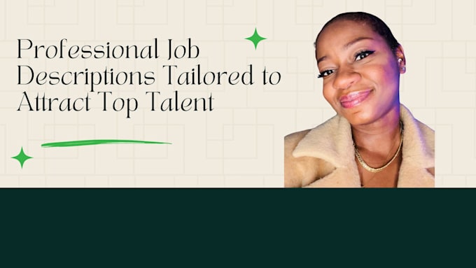 Gig Preview - Craft a professional job description to attract top talent