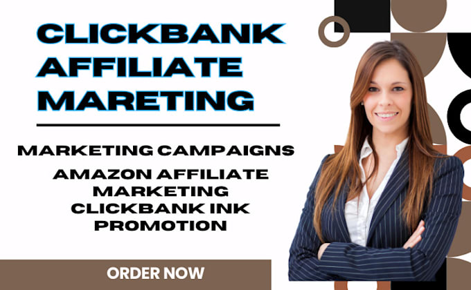 Gig Preview - Do clickbank affiliate marketing, amazon affiiate digistore link promotion leads