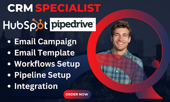 Gig Preview - Setup hubspot crm automation hubspot VA pipedrive crm  hubspot website