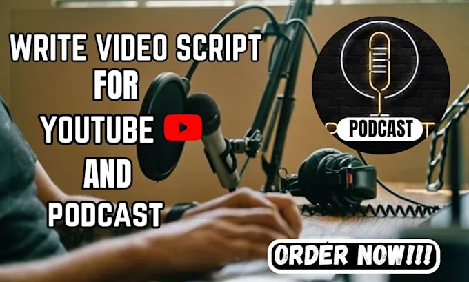 Gig Preview - Write you trending script for youtube, podcast,screenplay, shows or any event