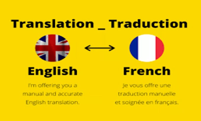 Bestseller - provide perfect english to french translation