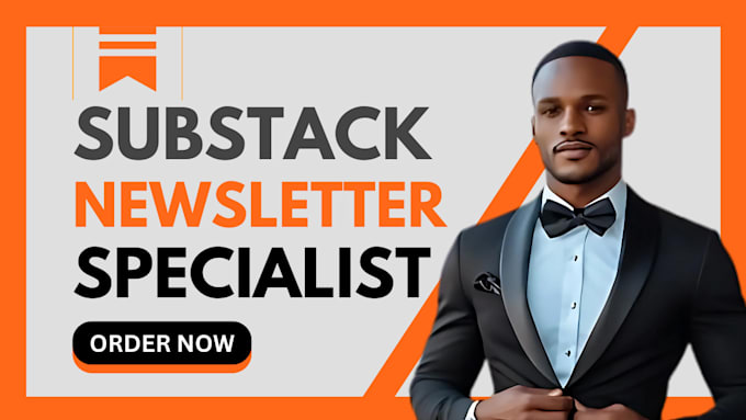 Gig Preview - Be your substack account setup editable substack newsletter template substack