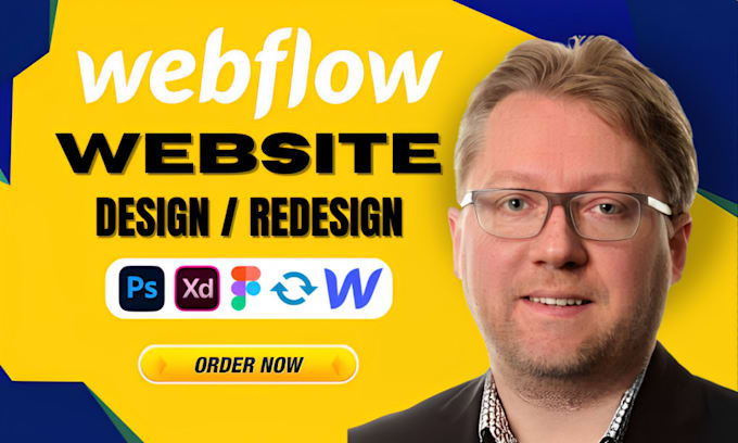 Gig Preview - Develop or design webflow website, webflow expert and convert figma to webflow