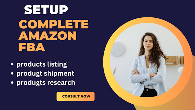 Gig Preview - Setup complete amazon fba wholesale, fba product research, amazon