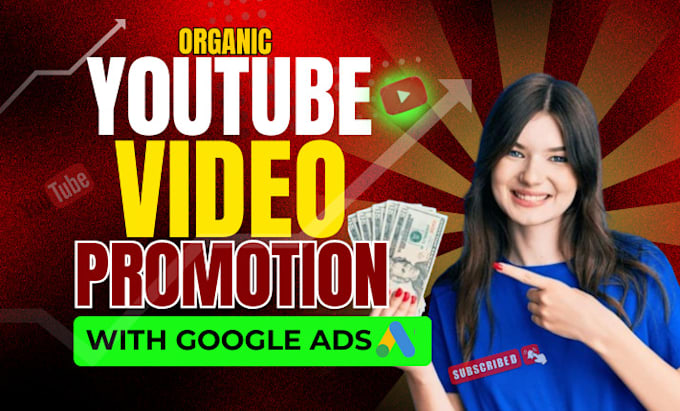 Gig Preview - Do organic youtube video promotion with google ads