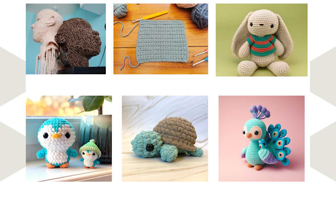 Gig Preview - Write detailed crochet pattern amigurumi pattern knitting crochet crafted toys