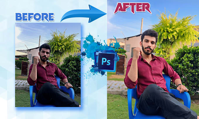 Gig Preview - Do  professional adobe photoshop editing and ai image editing