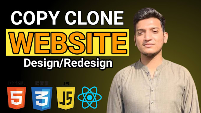 Bestseller - copy clone, duplicate website or landing page using html css bootstrap react js