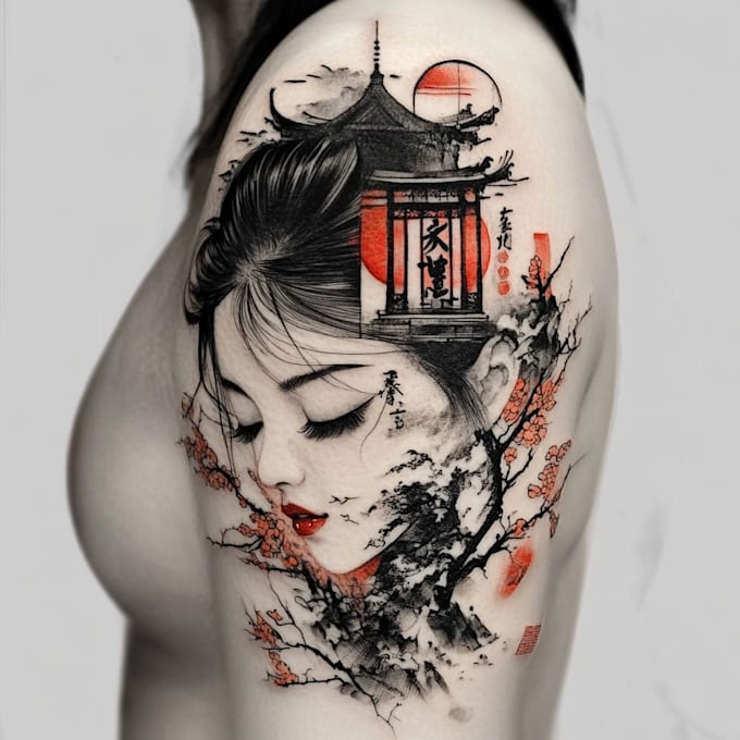 Gig Preview - Create detailed art japanese style for tshirts tattoos etc