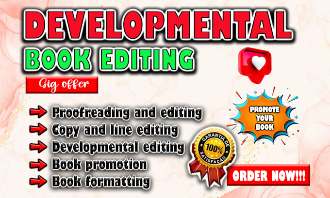 Gig Preview - Developmental editor line and copy editing amazon kdp marketing ebook promotion