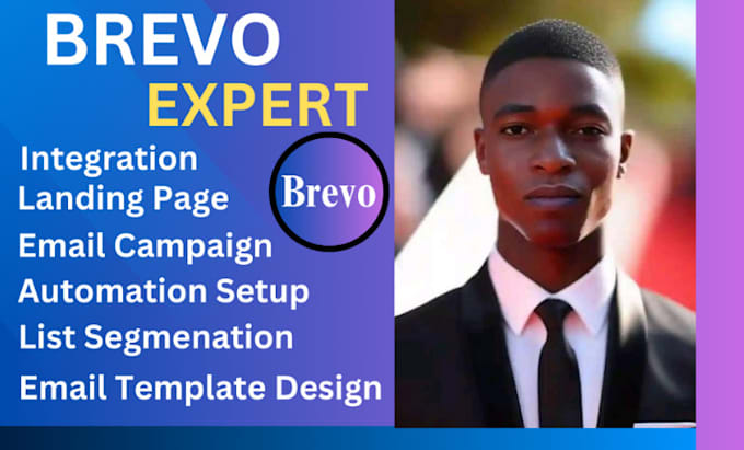 Gig Preview - Setup your brevo and designed templates or landing page