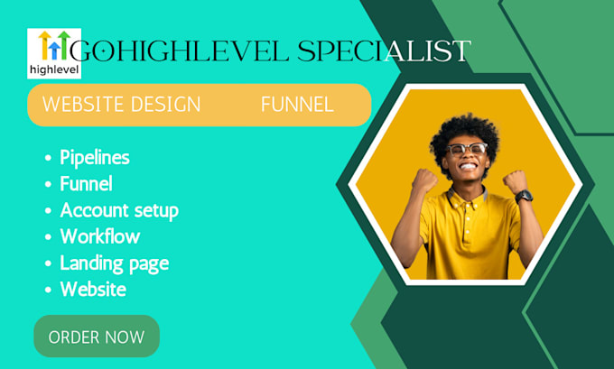 Gig Preview - Create gohighlevel workflows, forms surveys, funnels, websites in ghl