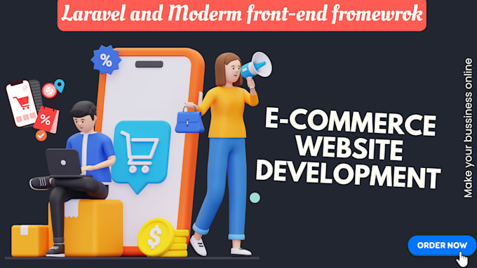 Bestseller - do ecommerce website development using laravel and modern front end frameworks