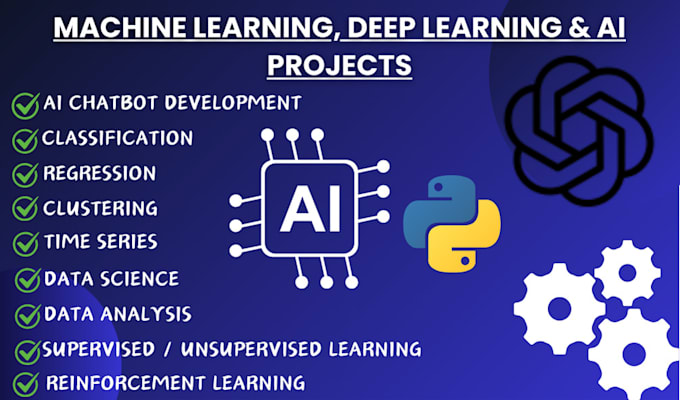 Gig Preview - Do machine learning, deep learning and generative ai projects