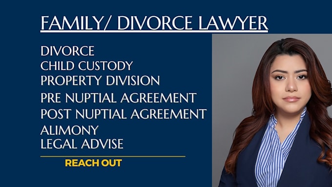 Gig Preview - Provide legal advice on divorce, family law, child custody, US family law