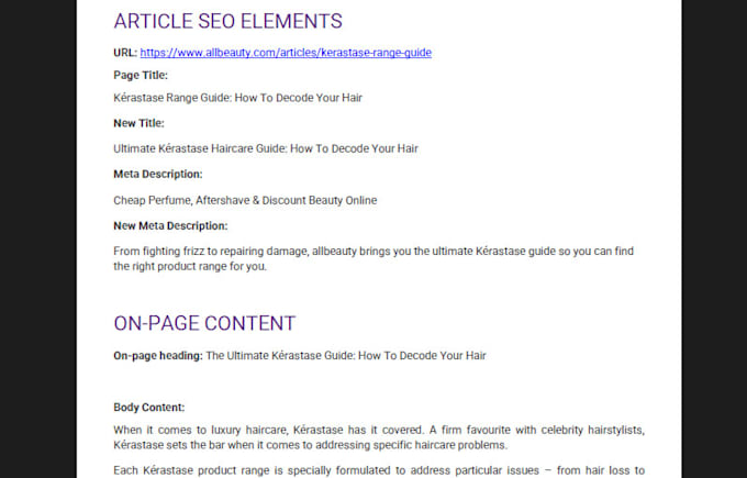 Gig Preview - Create seo optimised meta titles and meta descriptions