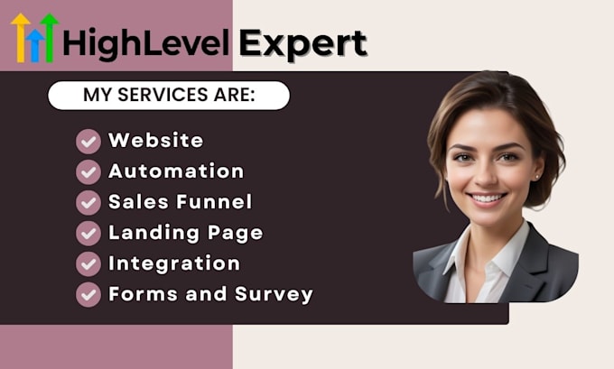 Gig Preview - Gohighlevel landing page gohighlevel sales funnel gohighlevel website ghl va