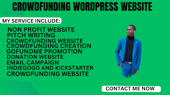 Bestseller - generate donation, crowdfunding website non profit website like indiegogo backer