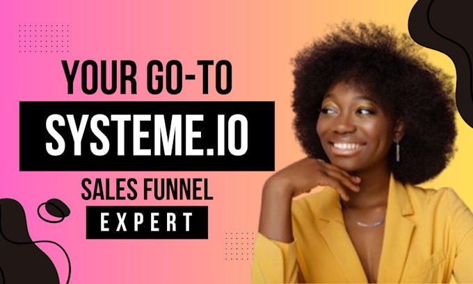 Gig Preview - Do systeme io website sales funnel landing page automation and blog website