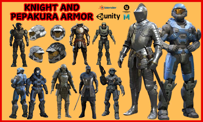 Gig Preview - Sculpt your 3d helmet, 3d armor and props for printing