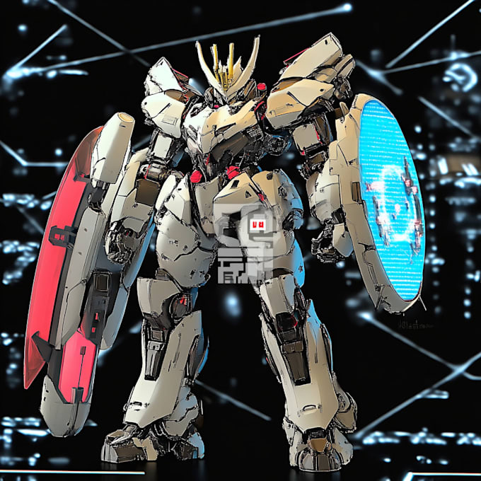 Bestseller - do custom digital 2d anime mecha art illustration