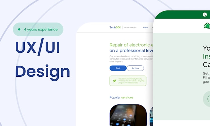 Bestseller - do modern UX UI landing page website design in figma