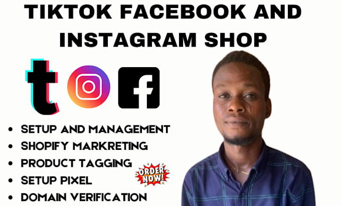 Bestseller - setup tiktok shop facebook shop instagram shop shopify marketing tiktok ads