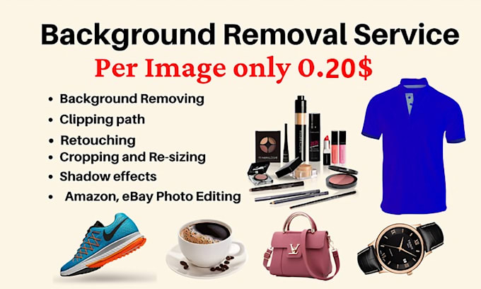 Bestseller - do photo background removal and product image editing