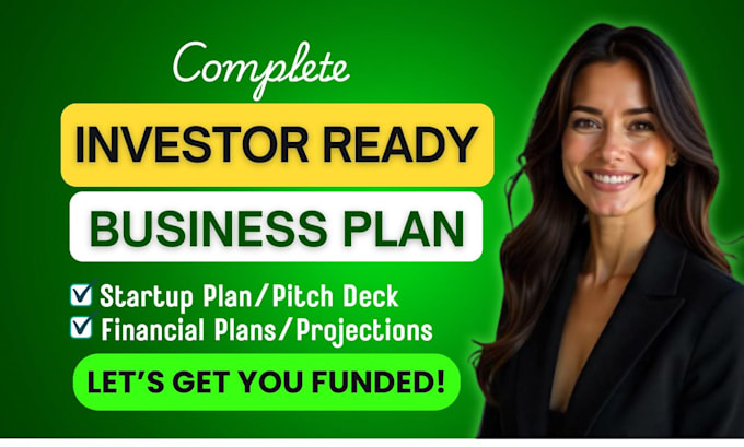 Gig Preview - Design investor ready business plans with a professional touch