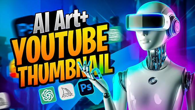 Gig Preview - Create ai art and youtube thumbnail design