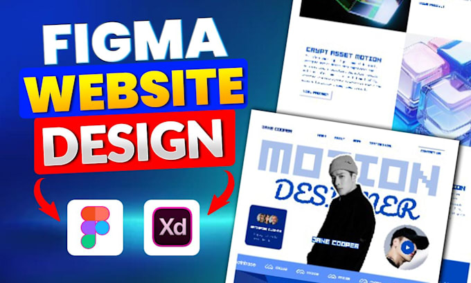 Bestseller - do figma website design or website ui ux design or mockup in figma, adobe xd