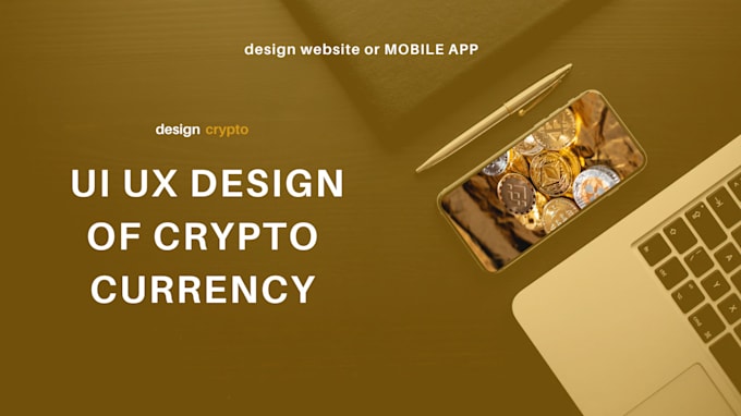 Gig Preview - Crypto website ui ux with figma and frontend developer