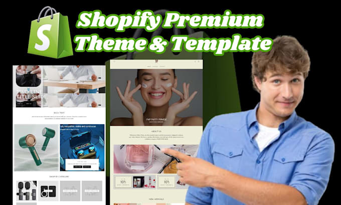 Gig Preview - Fast loading shopify themes, shopify one product store template