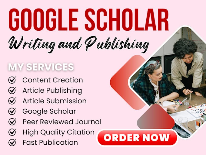 Bestseller - write and publish articles in google scholar peer reviewed indexed journal