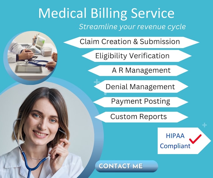 Gig Preview - Provide medical billing services, accurate and timely claims submission