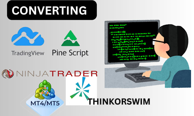 Gig Preview - Convert tradingview pine script to thinkorswim, mt4 expert advisor, ninjatrader